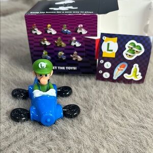 Green and Blue Luigi Racing Toy Car